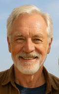 James, 67, retired in Tuscany